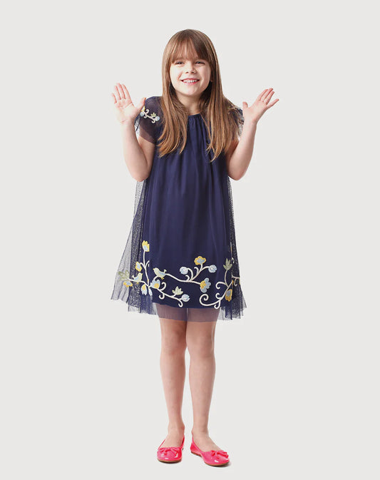 Girl's Net Gown Dress